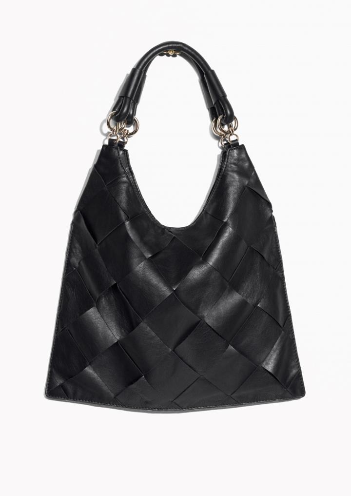 Other Stories Braided Leather Tote