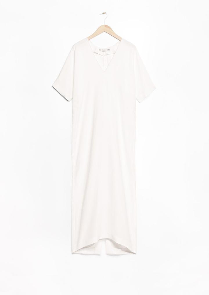 Other Stories Long V-neck Dress