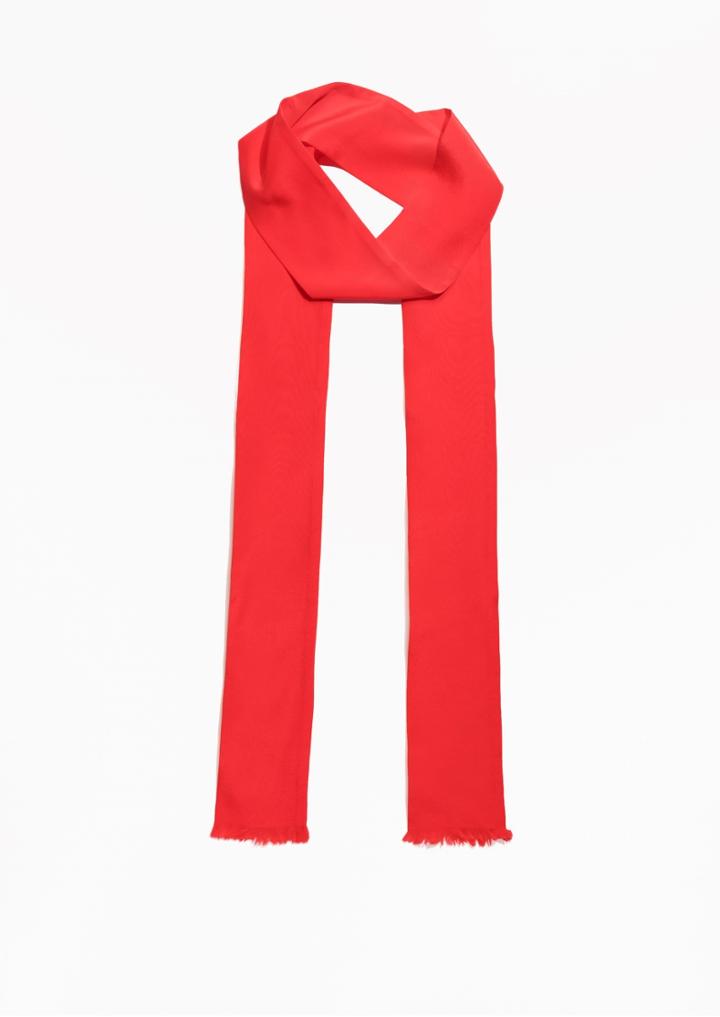 Other Stories Silk Tie Scarf