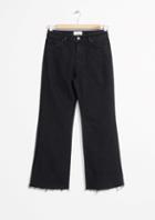Other Stories Lace-up Denim Jeans