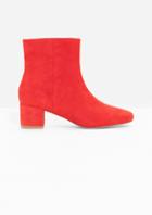 Other Stories Suede Ankle Boots