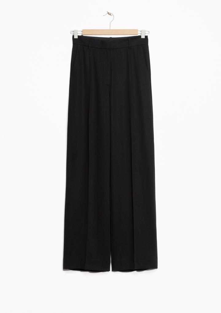 Other Stories Tailored Lyocell Trousers