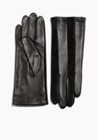Other Stories Suede Meets Leather Panelling Gloves