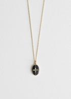 Other Stories Pendant Chain Necklace - Black