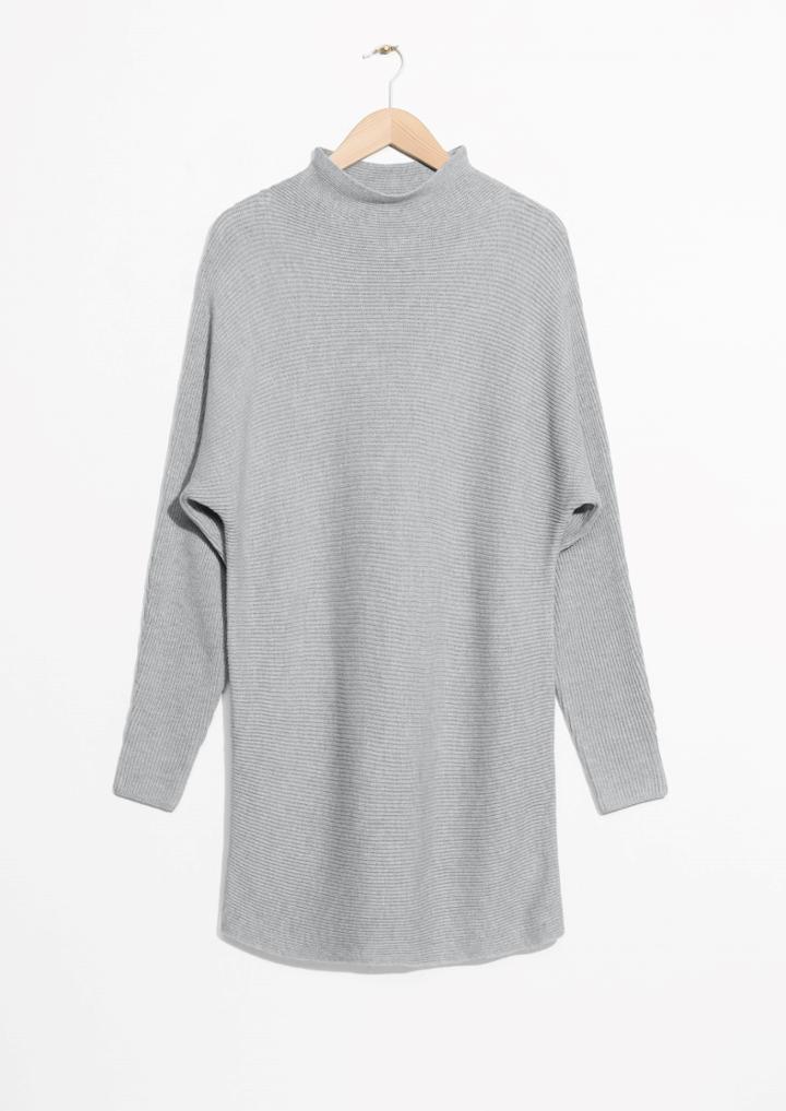 Other Stories Raised Neck Sweater Dress