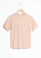 Other Stories Basic Straight Fit T-shirt - Beige