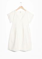 Other Stories Broderie Anglaise Jersey Dress
