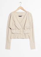 Other Stories Belted Blouse - Beige