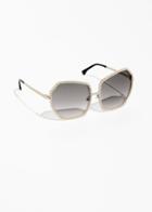 Other Stories Jewelled Frame Sunglasses - White