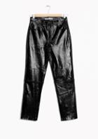 Other Stories Patent Leather Trousers