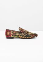 Other Stories Floral Loafers