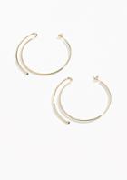 Other Stories Wire Movement Hoop Earrings