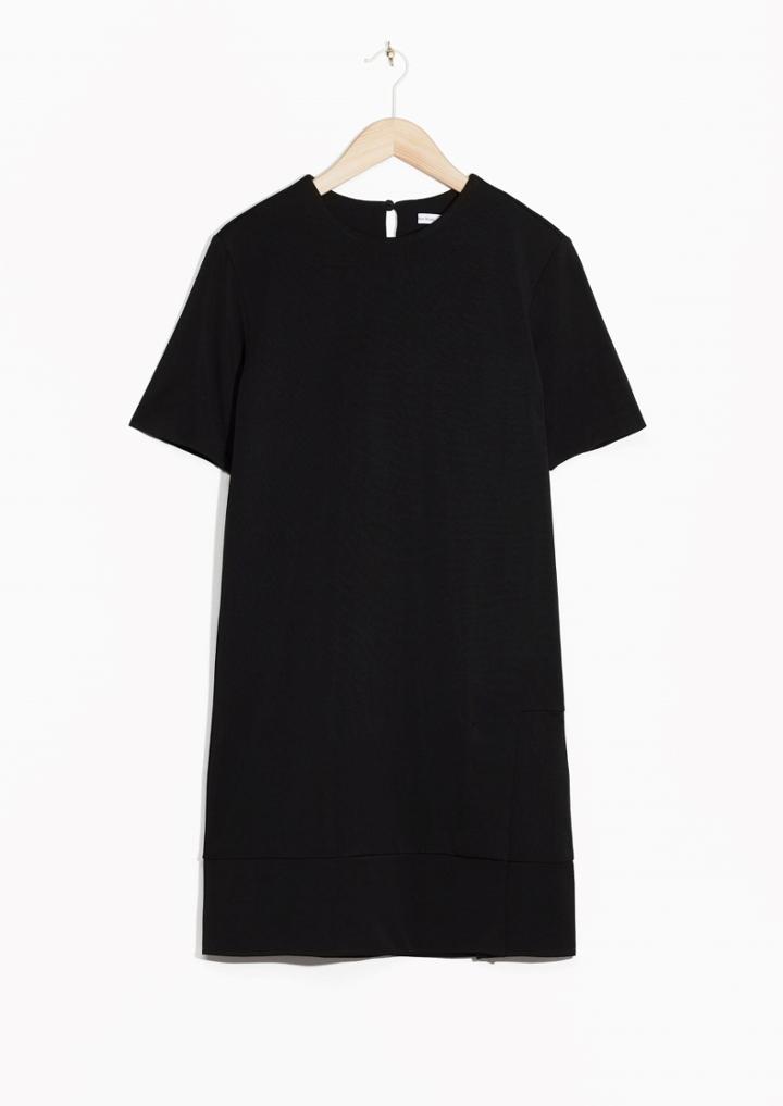 Other Stories Side Split Shift Dress