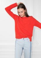 Other Stories Cotton Blend Sweater - Orange