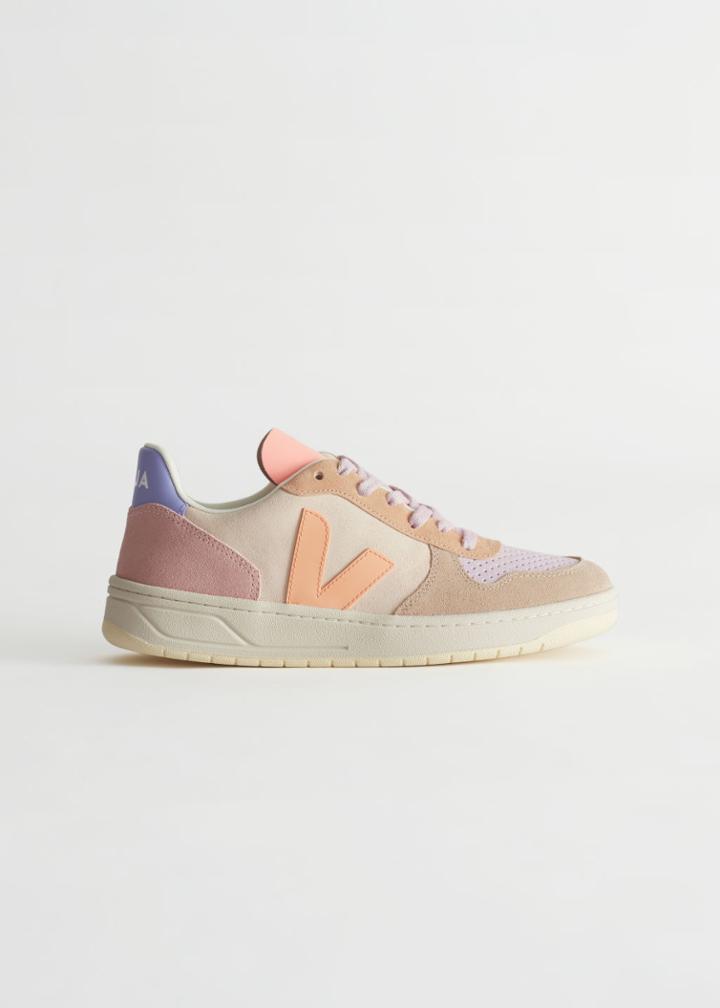 Other Stories Veja V-10 Sneakers - Pink