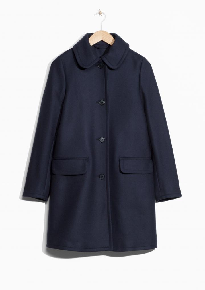 Other Stories Classic Buttoned Coat