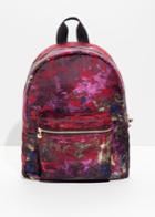 Other Stories Jacquard Multi Colour Backpack - Red