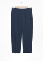 Other Stories Linen Blend Trousers