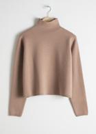 Other Stories Fitted Turtleneck - Beige