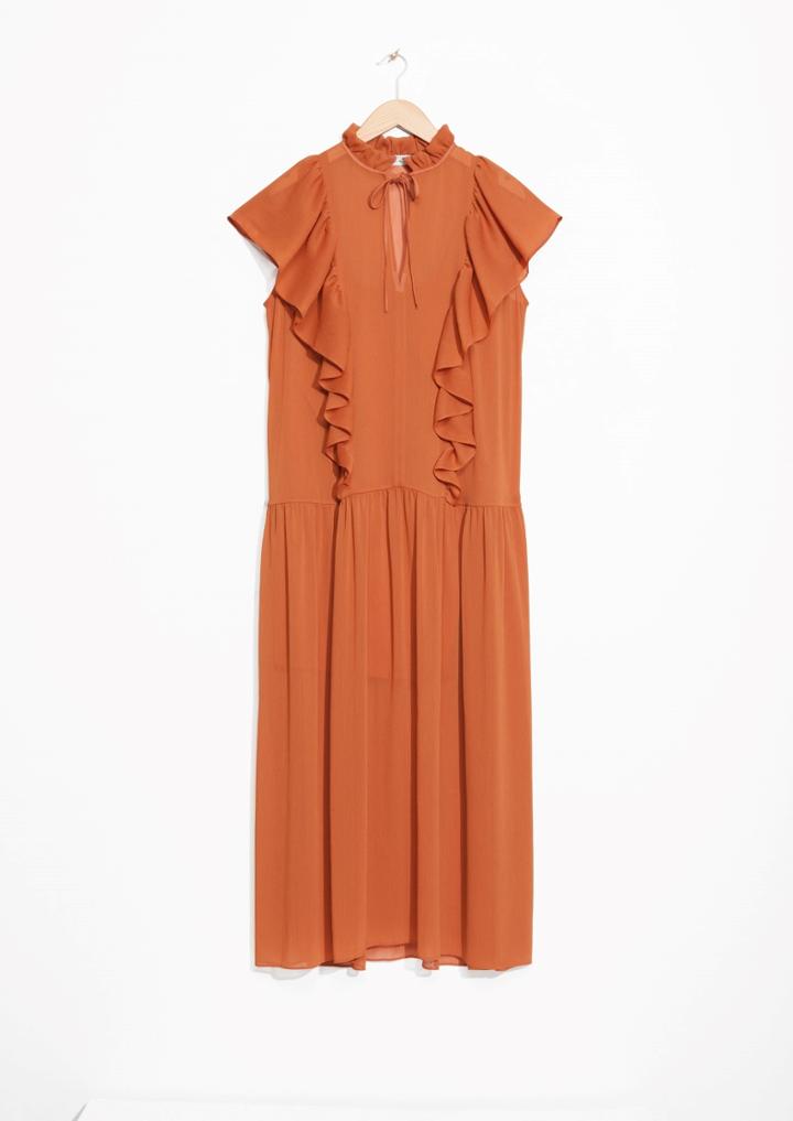 Other Stories Oversized Frill Dress