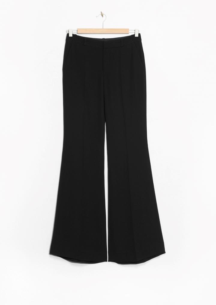Other Stories Flared Twill Trousers