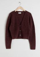 Other Stories Wool Blend Cardigan - Brown