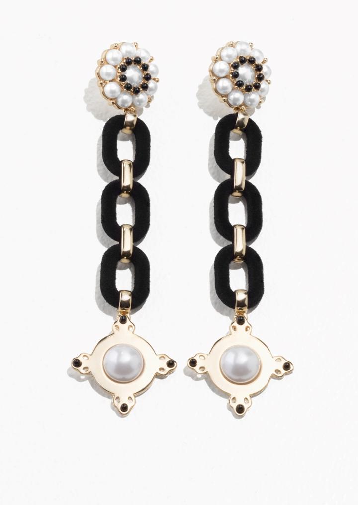 Other Stories Statement Chain Earrings