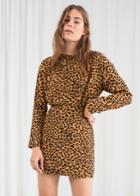 Other Stories Leopard Print Dress - Animal Print