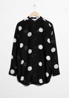 Other Stories Oversized Polka Dots Shirt