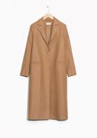 Other Stories One Button Wool Coat