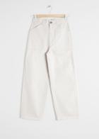 Other Stories Workwear Culottes - Beige