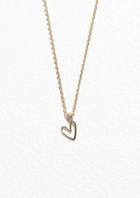 Other Stories Gold-plated Sterling Silver Heart Pendant Necklace
