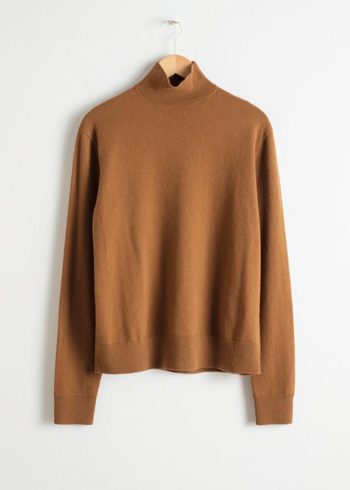 Other Stories Cashmere Turtleneck - Brown
