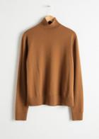 Other Stories Cashmere Turtleneck - Brown