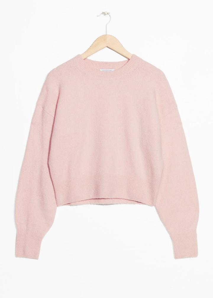 Other Stories Crewneck Sweater - Pink