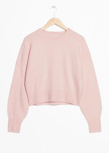 Other Stories Crewneck Sweater - Pink