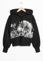 Other Stories Moon Print Sweater - Black