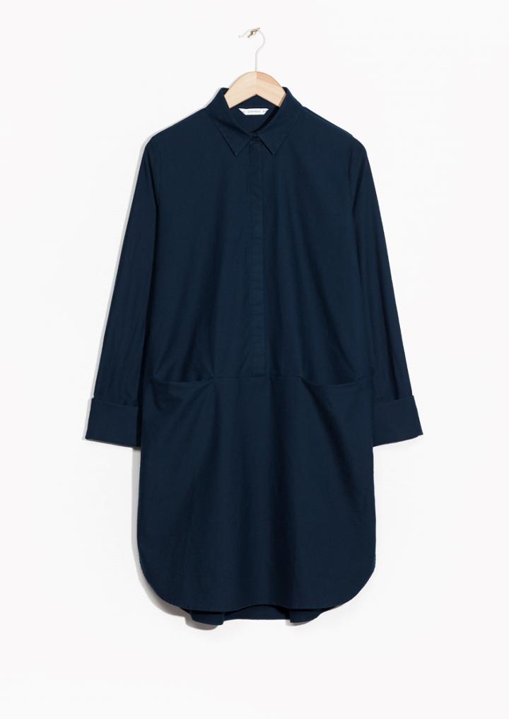 Other Stories Oversized Twill Shirt Dress