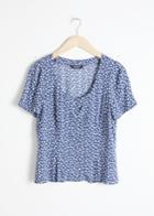 Other Stories Fitted Button Down Blouse - Blue
