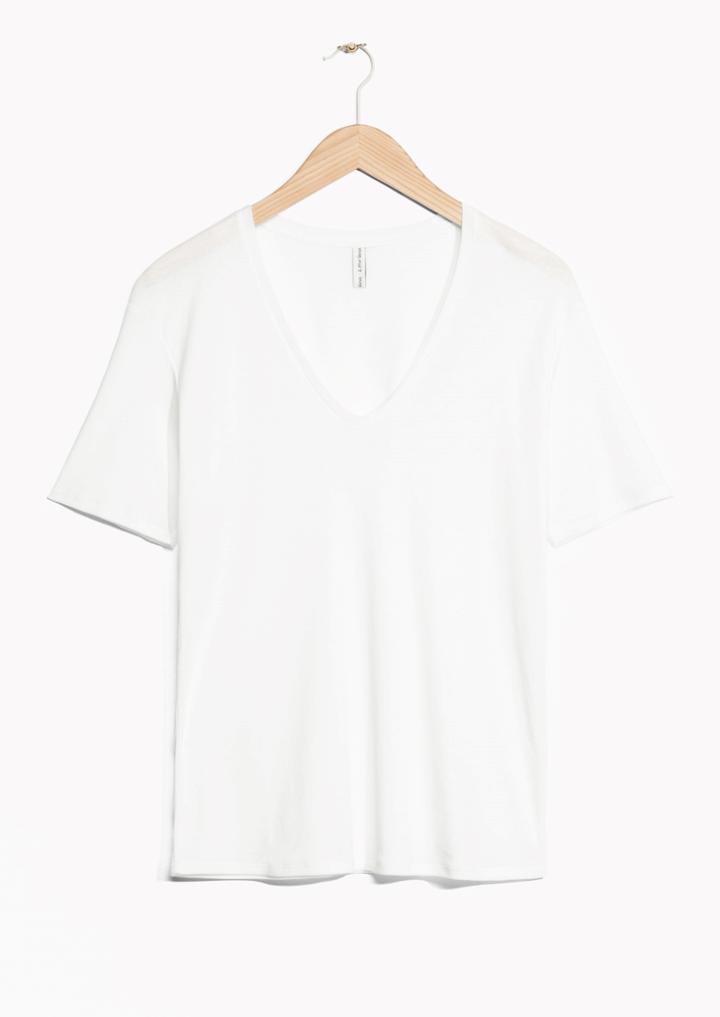 Other Stories V-neck Cotton T-shirt