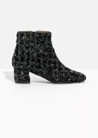 Other Stories Sequined Ankle Boot