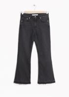 Other Stories Cropped Flare Denim