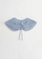 Other Stories Crocheted Collar - Blue