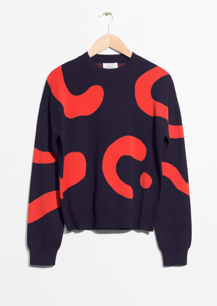 Other Stories Jacquard Sweater