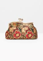Other Stories Bloom Jacquard Clutch