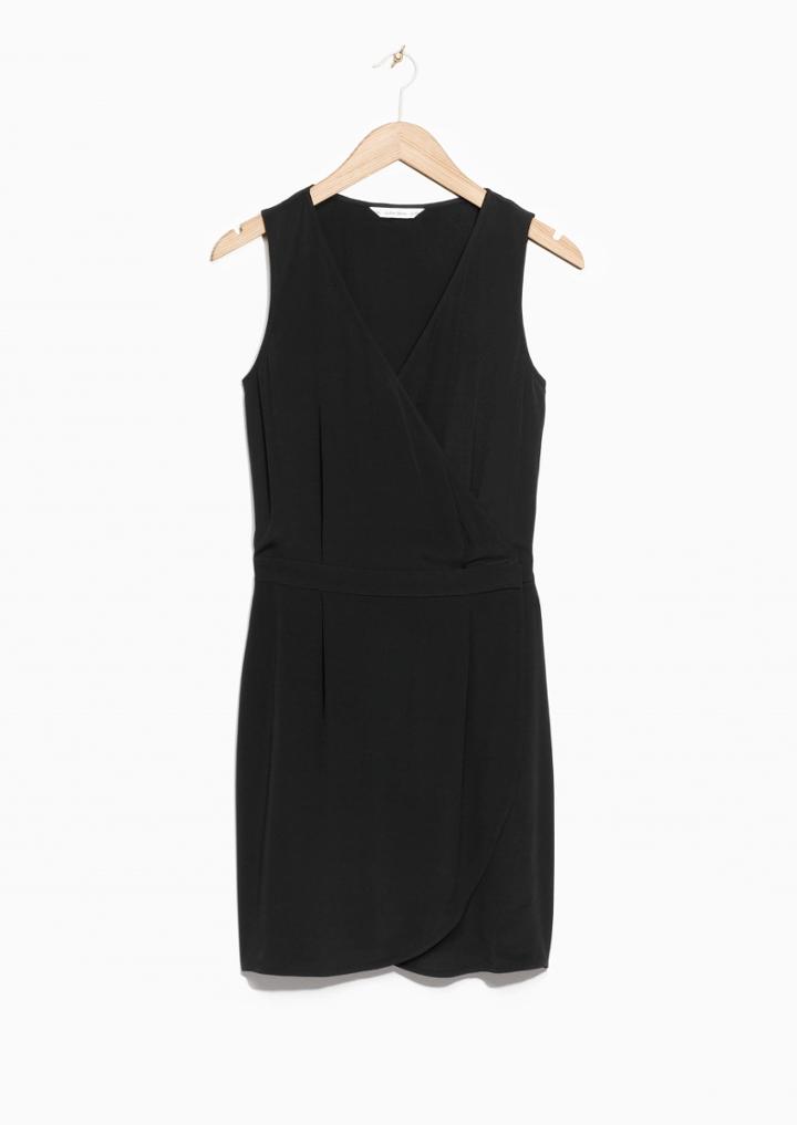 Other Stories Fold-over Dress