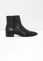 Other Stories Pointy Leather Boots