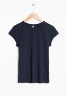Other Stories Organic Cotton Cap Sleeve T-shirt