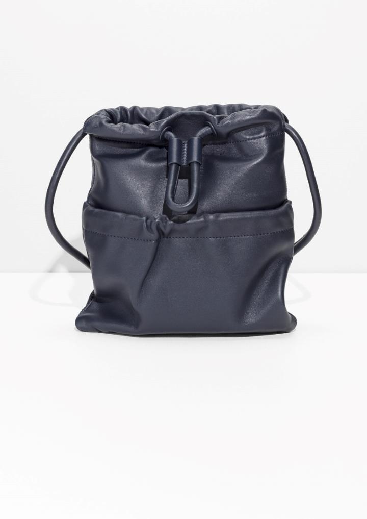 Other Stories Drawstring Leather Shoulder Bag