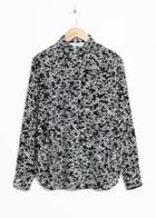 Other Stories Flowery Shirt - Black